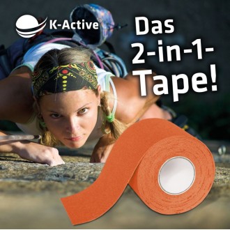 Banda Kinesiologica  Tape Elite Portocaliu - 1 Rolă x 5 cm x 5 m
